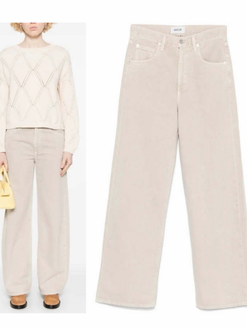Agolde Low Curve Jeans in Scone